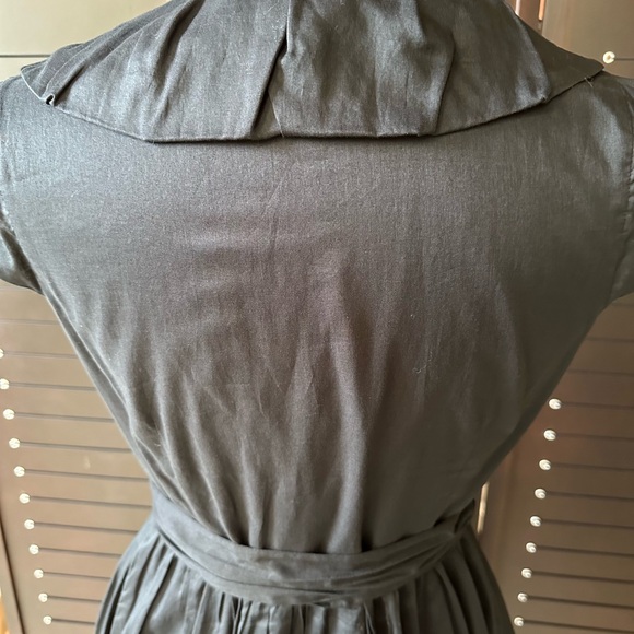 Calvin Klein Wrap Collar Pocket Dress - 8P - Picture 6 of 9